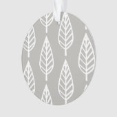 zilver grijs / grijs en wit ornament (voorkant)