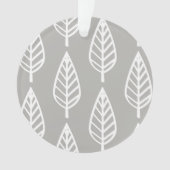 zilver grijs / grijs en wit ornament (voorkant)