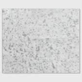 Zilver grijs Koeienhuid Afdruk verpakkingspapier Cadeaupapier (Vlak)