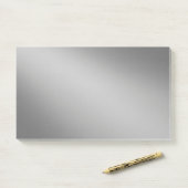 Zilver Grijs maanlicht ombre effect Post-it® Notes (Op bureau)