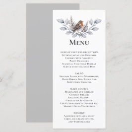 Zilver, grijs, roodbruin winterbotanisch menu
