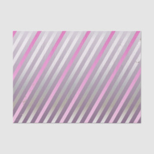 Zilver, grijs, roze, diagonaal strempapier tissuepapier