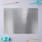 Zilver Grijs Staal Glas Metallic Foxier Tissuepapier (Craft)