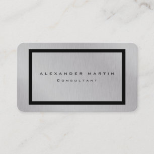 Zilver grijs unieke rendy Creative Modern Visitekaartje