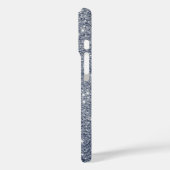 Zilver-grijze glinsterstijl Case-Mate iPhone case (Achterkant / Links)