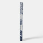 Zilver-grijze glinsterstijl Case-Mate iPhone case (Achterkant / Rechts)
