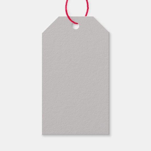 Zilver/grijze Labels Cadeaulabel (Voorkant)