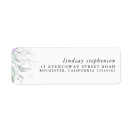 Zilver groen elegante moderne label