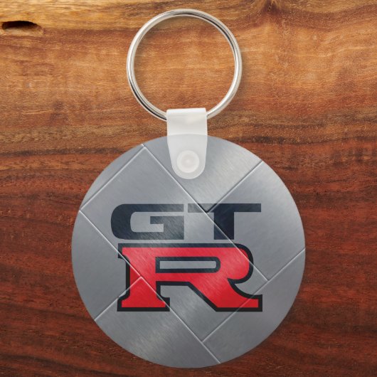 Zilver GT-R Sleutelhanger (Voorkant)