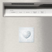 Zilver hart, magneet (Insitu (Vaatwasser))