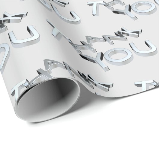 Zilver - Hartelijk dank voor het ompakken van papi Cadeaupapier (Rol Hoek)