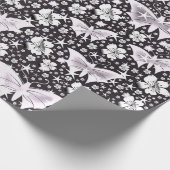 zilver, helder, glanzend, vlinders, exclusief cadeaupapier (Hoek)