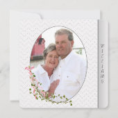 Zilver in reliëf gemaakt foto lijst voovernieuwing kaart (Voorkant)