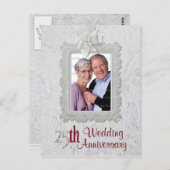 Zilver Jubileum Briefkaart (Voorkant / Achterkant)