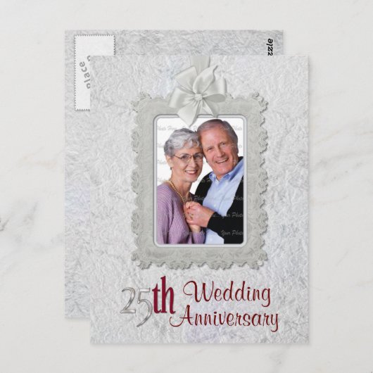 Zilver Jubileum Briefkaart (Voorkant / Achterkant)