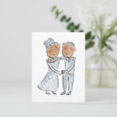 Zilver Jubileum Briefkaart (Staand voorkant)