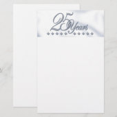 Zilver Jubileum! Briefpapier (Voorkant / Achterkant)