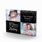 Zilver Jubileum dan en nu Foto's Confetti (Rechts)