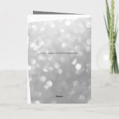 Zilver Jubileum Echtgenoot Wenskaart. Kaart (Achterkant)