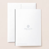 Zilver Jubileum Folie Kaart (Met envelop)