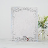 Zilver Jubileum Gepersonaliseerd Briefhoofd (Staand voorkant)