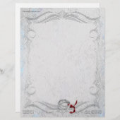 Zilver Jubileum Gepersonaliseerd Briefhoofd (Voorkant / Achterkant)