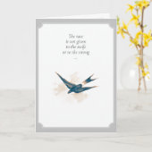 Zilver Jubileum Gevouwen Wenskaart Kaart (Gele Bloem)