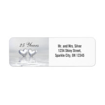 Zilver Jubileum Hearts