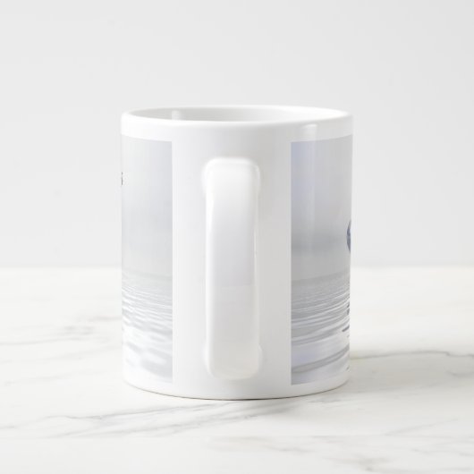 Zilver Jubileum Hearts Grote Koffiekop (Achterkant)