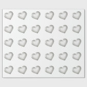 Zilver Jubileum inpakpapier (Vlak)