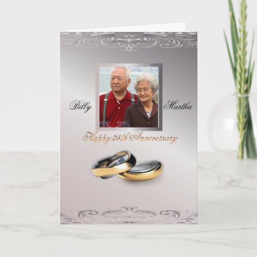 Zilver Jubileum Kaart (Voorkant)