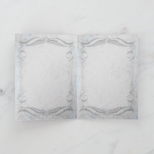 Zilver Jubileum Kaart (Binnen)