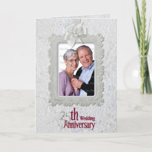 Zilver Jubileum Kaart