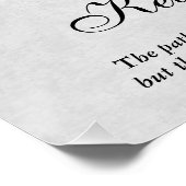 Zilver Jubileum Perfect Poster (Hoek)