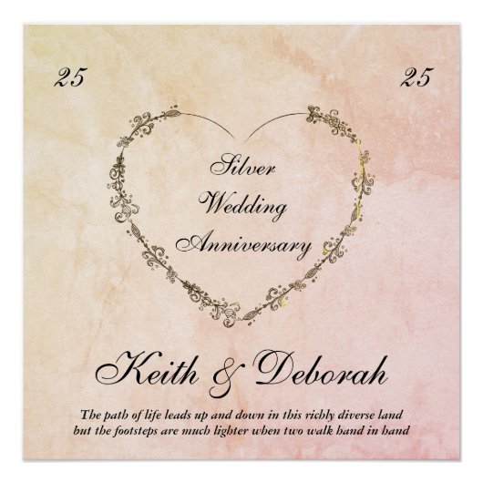  Zilver Jubileum Poster (Voorkant)