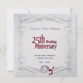 Zilver Jubileum Save The Date (Voorkant)