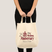 Zilver Jubileum Tote Bag (Voorkant (product))