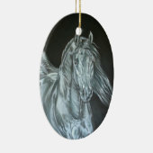 Zilver Keramisch Ornament (Rechts)