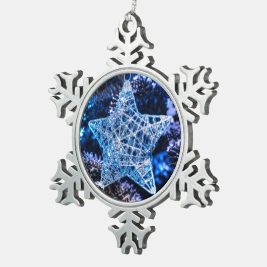 Zilver kerstster van Bethlehem Ornament (Rechts)