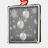 Zilver kerstversieringsfeestdag Ornament (Links)