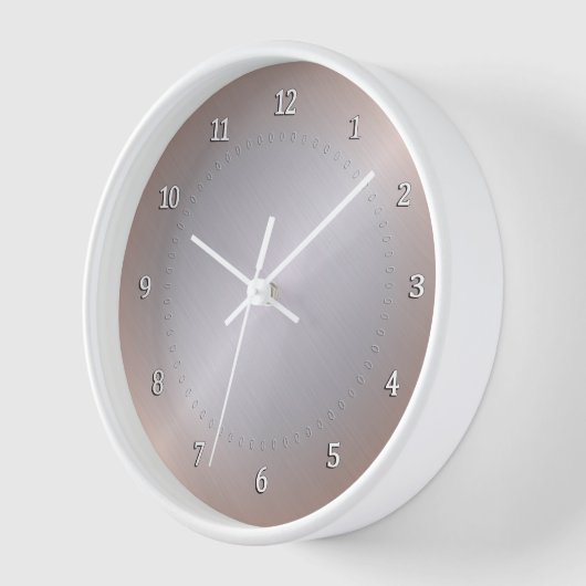 Zilver, kopergradiënt met metaalglans. (Hoek)