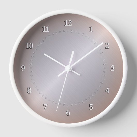 Zilver, kopergradiënt met metaalglans. (Voorkant)