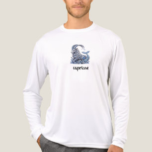 Zilver Kristal Steenbok Luxe Zodiac Tri-Blend Shirt