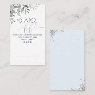 Zilver laat Baby shower luidere behuizing Informatiekaartje