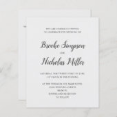 Zilver LAGE KOSTEN Eenvoudig handgeschreven minima (Voorkant / Achterkant)