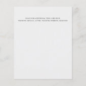 Zilver LAGE KOSTEN Eenvoudig handgeschreven minima (Achterkant)