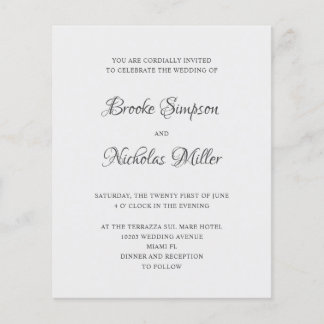 ZILVER | LAGE KOSTEN Eenvoudige legante minimale b