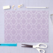 zilver,lavender,chic,damasjes,floreel,kant,patroon tissuepapier (Craft)