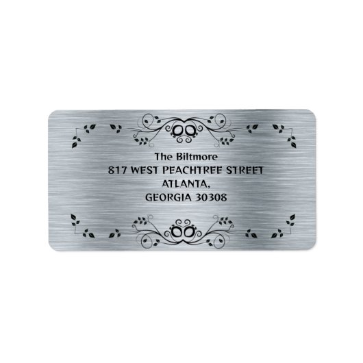 Zilver liefhebber etiket (Voorkant)