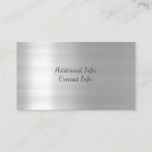 Zilver Lijst Visitekaartje (Achterkant)